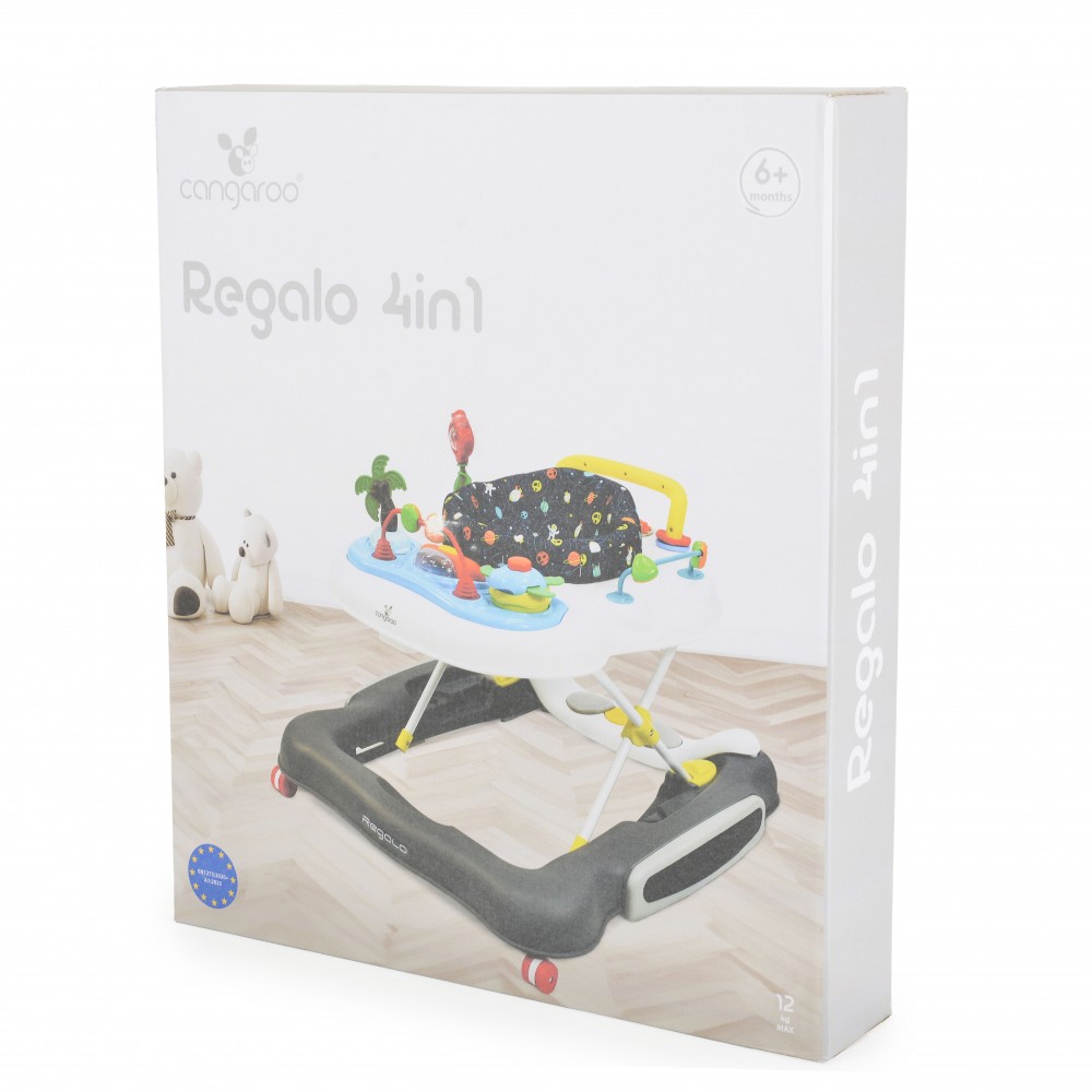 Moni Περπατούρα - Στράτα Βρεφική Regalo 4 in1 Grey (3800146244606) Moni Περπατούρα - Στράτα Βρεφική Regalo 4 in1 Grey (3800146244606)