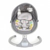 Cangaroo  Ηλεκτρική Ρηλάξ-Κούνια Iswing Light Grey (3800146248116)