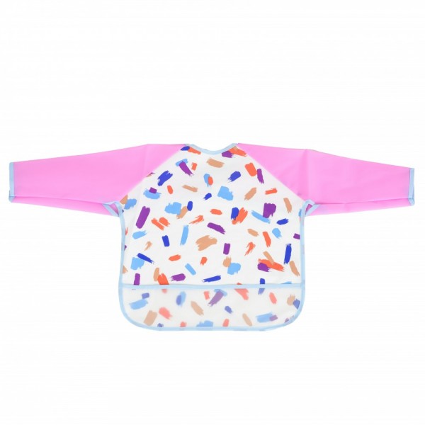 Moni Σαλιάρα Σιλικόνης με μανίκι Holdy pink (3800146271534) Moni Σαλιάρα Σιλικόνης με μανίκι Holdy pink (3800146271534)