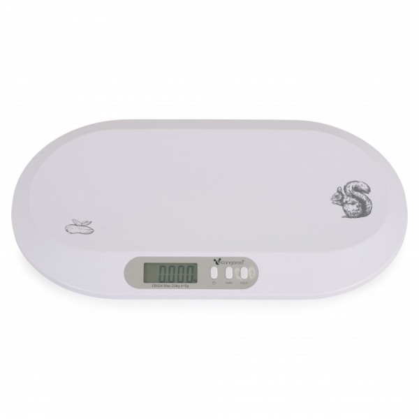 Cangaroo Ηλεκτρονική Ζυγαριά Βρέφους  έως 20 κιλά Peanut White (3800146272845)