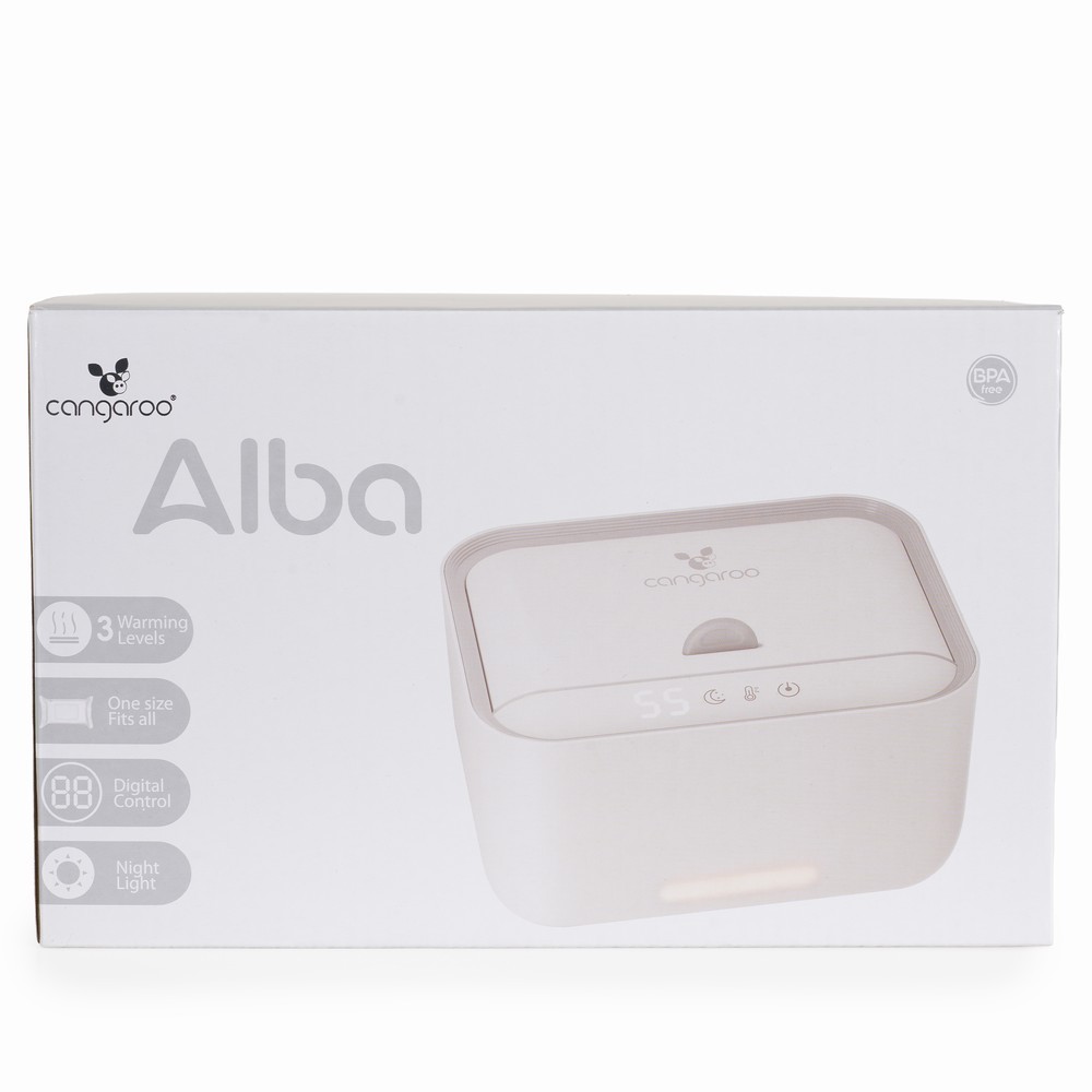 Cangaroo Ηλεκτρική Θερμαντική Μηχανή για Υγρά Μαντηλάκια για Μωρά Alba (3800146272937)