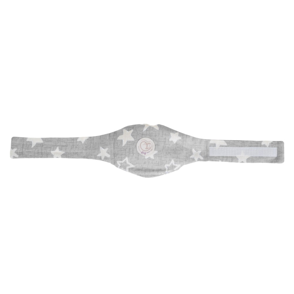 Hugzzz Ζώνη κατά των κολικών Grey with White Stars (3800146273187)