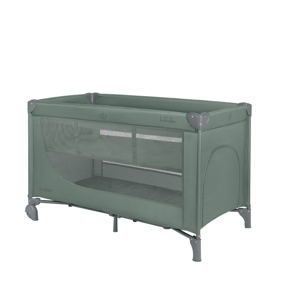 Kikka Boo Παρκοκρέβατο 2 επιπέδων So Gifted Plus Green 2026 με αλλαξιέρα και μπάρα παιχνιδιού (31003010145)