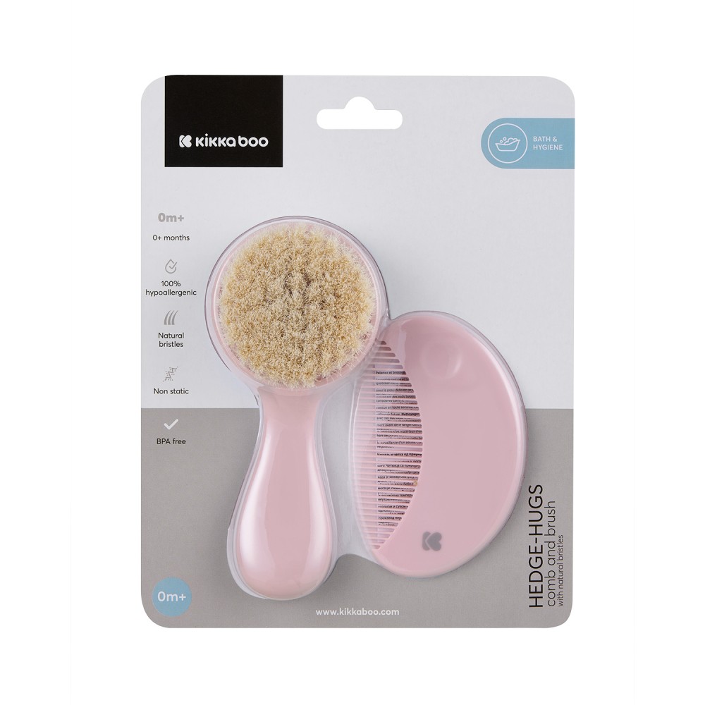 Kikkaboo Βούρτσα - Χτένα Φυσική Τρίχα Hedge-hugs (31303040133)