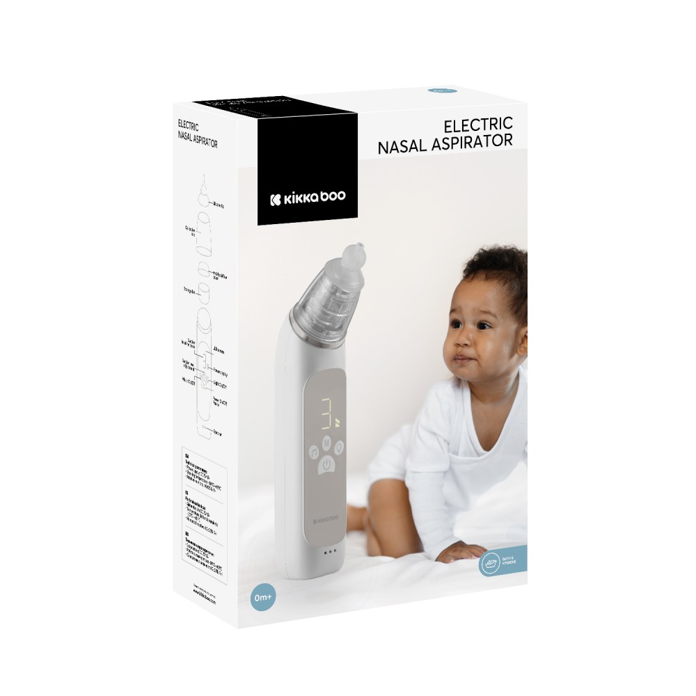 Kikkaboo Ηλεκτρικός ρινικός αποφρακτήρας μύτης Beige (31303040136)