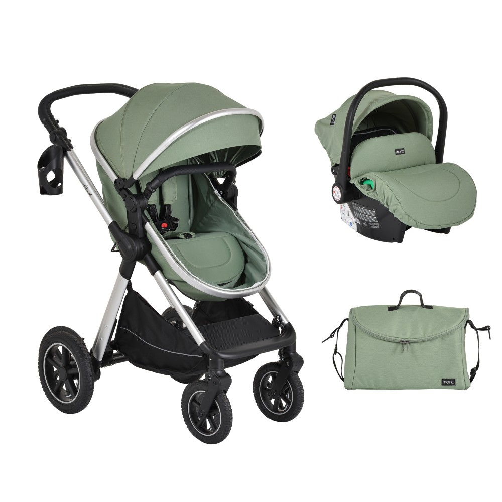 Cangaroo Καρότσι 3in1 Alina Dark Green (3801005100026) Cangaroo Καρότσι 3in1 Alina Dark Green (3801005100026)