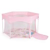 Cangaroo Παρκοκρέβατο Εξάγωνο Playbox Pink (3801005210220)