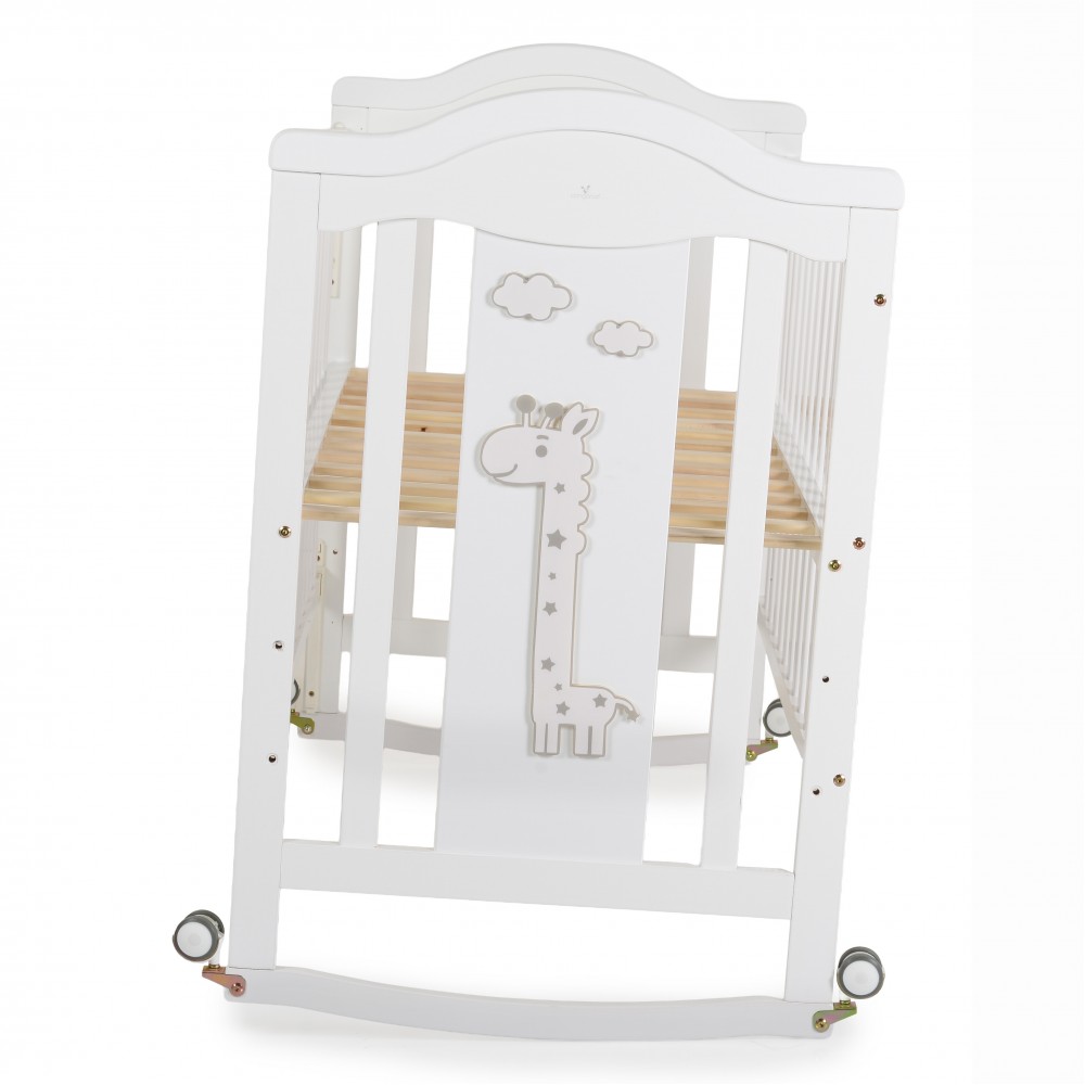 Cangaroo Juno Ξύλινη βρεφική κούνια για στρώμα 60x120cm (3801005210305)