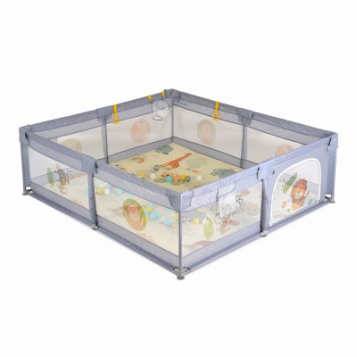 Moni Πάρκο για μωρά ορθογώνιο GameZone 180x200 με χαλάκι xpe & 60 μπαλάκια grey (3801005210398) Moni Πάρκο για μωρά ορθογώνιο GameZone 180x200 με χαλάκι xpe & 60 μπαλάκια grey (3801005210398)
