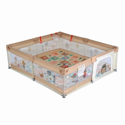 Moni Πάρκο για μωρά ορθογώνιο GameZone 180x200 με χαλάκι xpe & 60 μπαλάκια beige (3801005210404) Moni Πάρκο για μωρά ορθογώνιο GameZone 180x200 με χαλάκι xpe & 60 μπαλάκια beige (3801005210404)