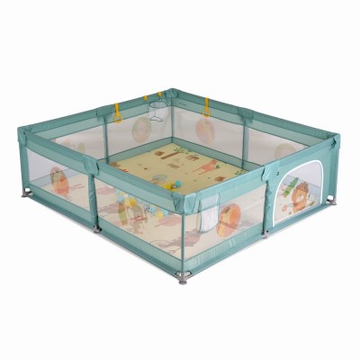 Moni Πάρκο για μωρά ορθογώνιο GameZone 180x200 με χαλάκι xpe & 60 μπαλάκια mint (3801005210411) Moni Πάρκο για μωρά ορθογώνιο GameZone 180x200 με χαλάκι xpe & 60 μπαλάκια mint (3801005210411)