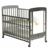 Cangaroo Ξύλινη βρεφική κούνια για στρώμα 60x120cm Lunahug White (3801005210527)