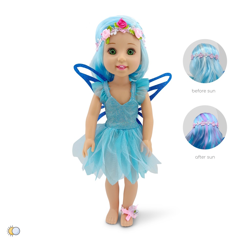 Moni Κούκλα 38cm Fairy Doll Sun blue - LS1502-3 (3801005600991)