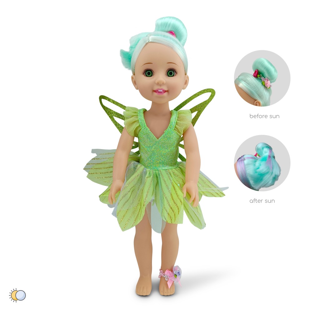 Moni Κούκλα 38cm Fairy Doll Sun green- LS1502-4 (3801005601004)