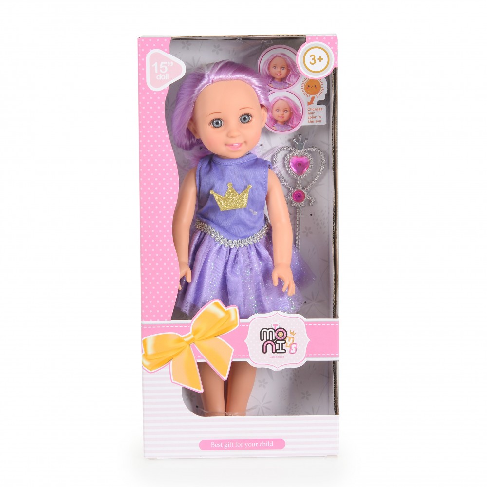 Moni Κούκλα 38cm Fairy Doll Sun purple- LS1502-5 (3801005601011)