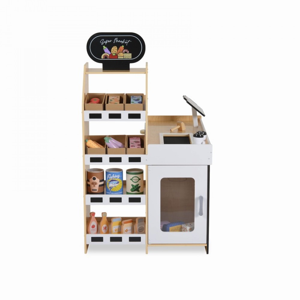Moni Toys Ξύλινο Σούπερ Μάρκετ W10A214 (3801005602063) Moni Toys Ξύλινο Σούπερ Μάρκετ W10A214 (3801005602063)