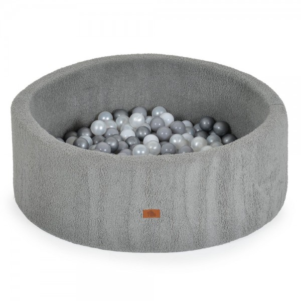 Moni Πισίνα Με 200 Μπαλάκια 5.5cm Boucle Grey (3801005602124)