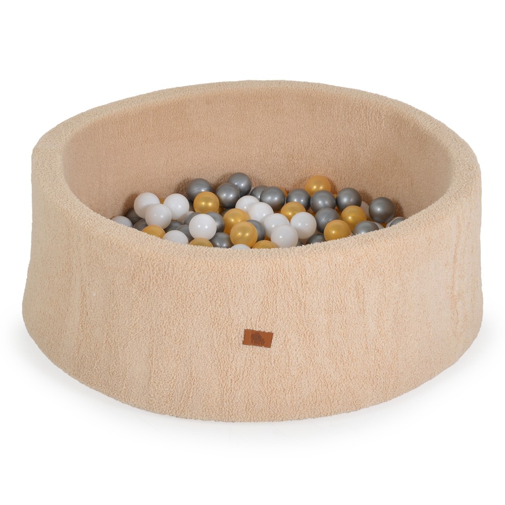 Moni Πισίνα Με 200 Μπαλάκια 5.5cm Boucle Beige (3801005602155)