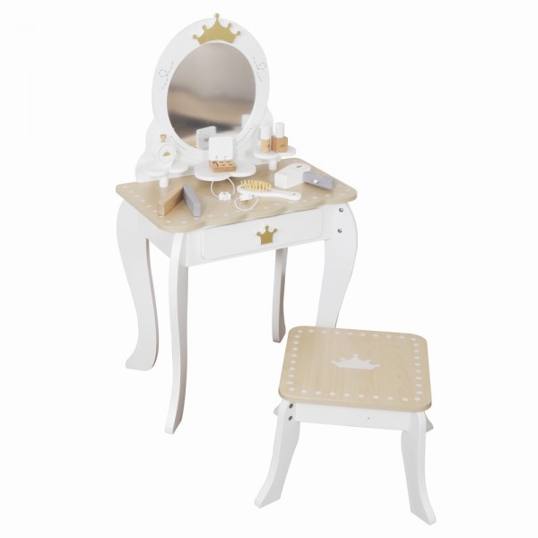 Moni Ξύλινο Μπουντουάρ Wooden dresser table Princess’s Mirror (3801005602377) Moni Ξύλινο Μπουντουάρ Wooden dresser table Princess’s Mirror (3801005602377)