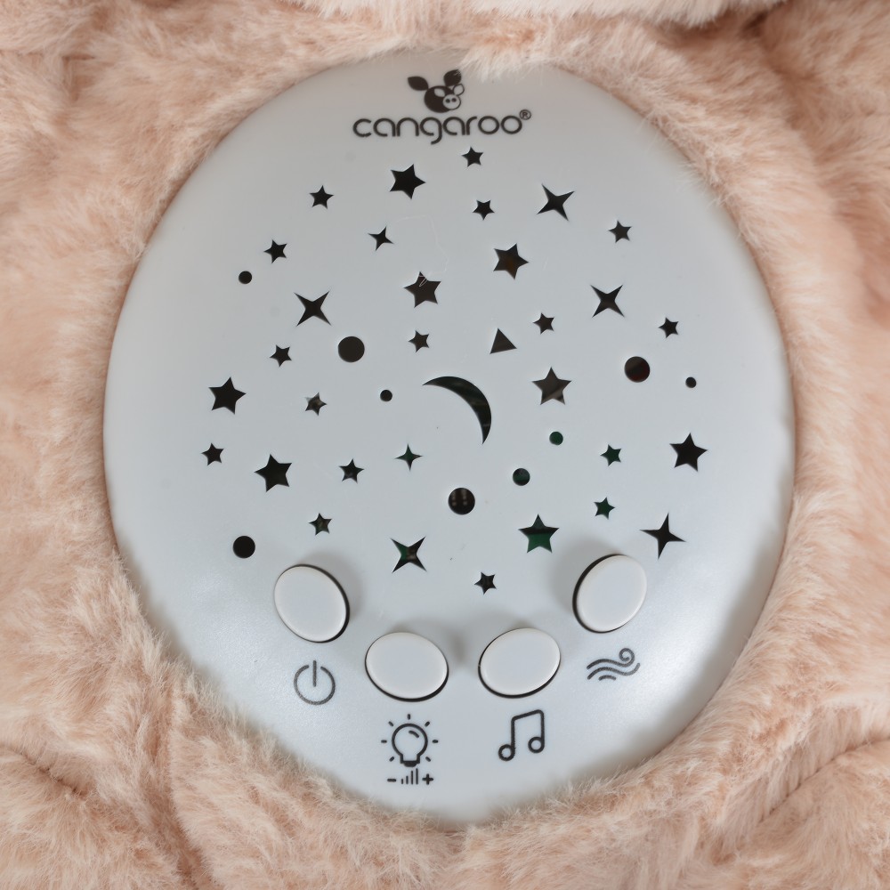 Moni Λούτρινο Hippo  με Φώτα και Μελωδίες Lulo Bear (3801005602636)