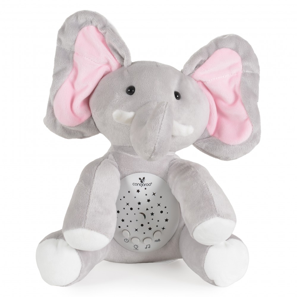 Moni Λούτρινο Hippo  με Φώτα και Μελωδίες Lulo Elephant (3801005602643)