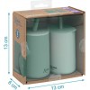 Kiokids Σετ Ποτήρια Σιλικόνης με Καλαμάκι 180ml Μέντα (3804) Kiokids Σετ Ποτήρια Σιλικόνης με Καλαμάκι 180ml Μέντα (3804)