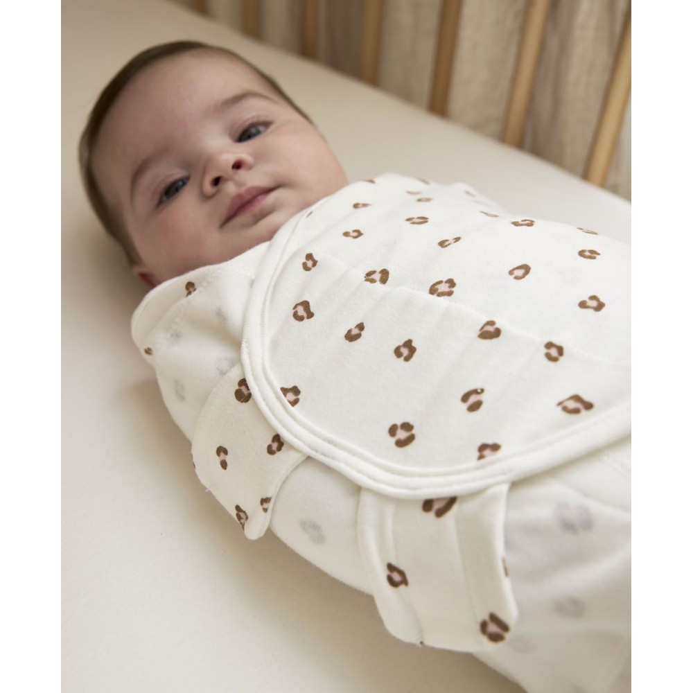 Meyco Πάνα Φασκιώματος Swaddle Mini Panther Ροζ απαλό 0-3 μηνών (MEY-155.162.41.01)