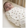 Meyco Πάνα Φασκιώματος Swaddle Mini Panther Ροζ απαλό 0-3 μηνών (MEY-155.162.41.01)