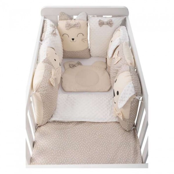 Bubaba by FreeOn Σετ Κούνιας Sleep Guardian Μπεζ 12τμχ (45050) Bubaba by FreeOn Σετ Κούνιας Sleep Guardian Μπεζ 12τμχ (45050)