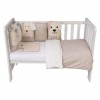 Bubaba by FreeOn Σετ Κούνιας Sleep Guardian Μπεζ 12τμχ (45050)