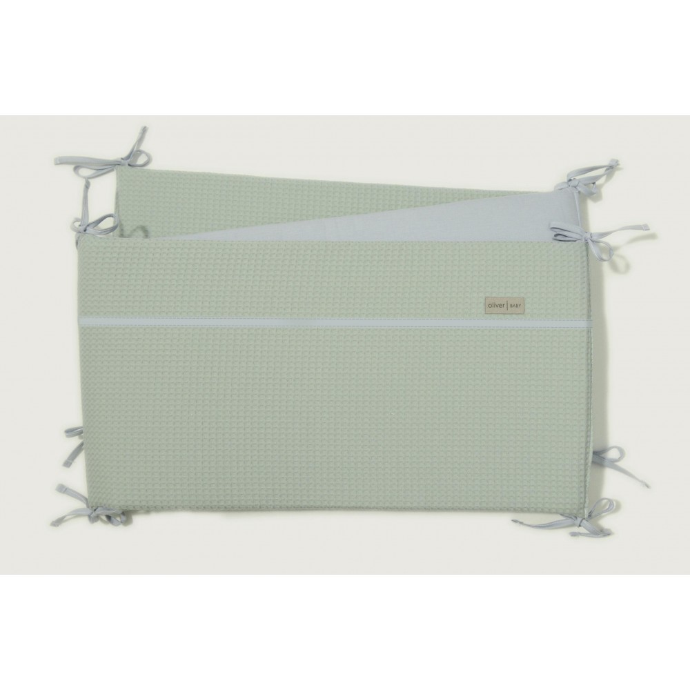 Oliver Baby Σετ Προίκας 3 τεμ Πικέ Μέντα (OB-453)