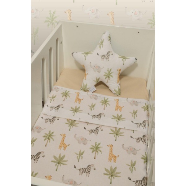 Baby Oliver Σετ σεντόνια 2τεμαχίων για βρεφικό λίκνο (46-6704/424)