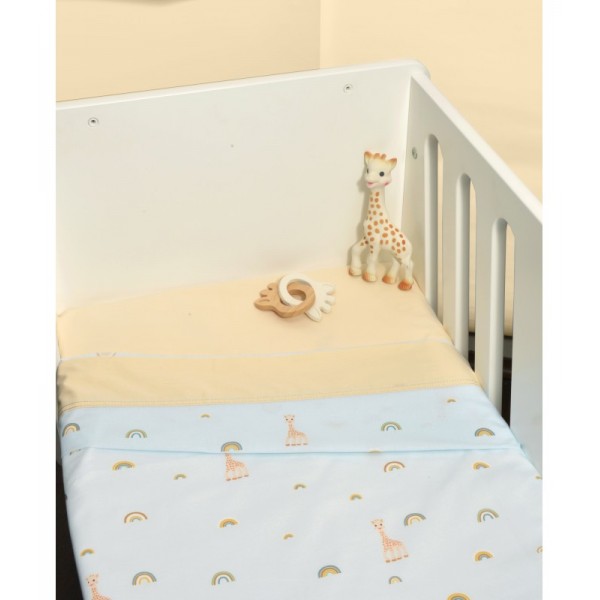 Baby Oliver Σετ σεντόνια τριών τεμαχίων για βρεφικό λίκνο Sophie La Giraffe (46-6704/504) Baby Oliver Σετ σεντόνια τριών τεμαχίων για βρεφικό λίκνο Sophie La Giraffe (46-6704/504)