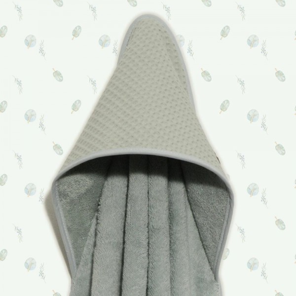 Baby Oliver Μπουρνούζι κάπα 75×75 100% βαμβάκι 450 γρμ/τμ Des.453 Πικέ Μέντα (46-6730/453)