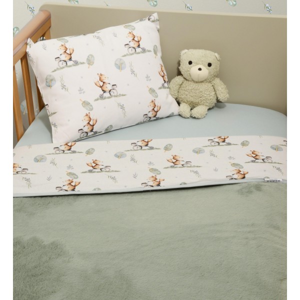 Oliver Baby Minky ΝEW Κουβέρτα Κούνιας Διπλής Όψης 100×150 Des.423 ( 46-6734/423)