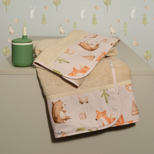 Oliver Baby Σετ πετσέτες 2 τεμ 100% βαμβάκι 450 γρμ/τμ 30×50 & 70×120 Design 428 (46-6760/428)