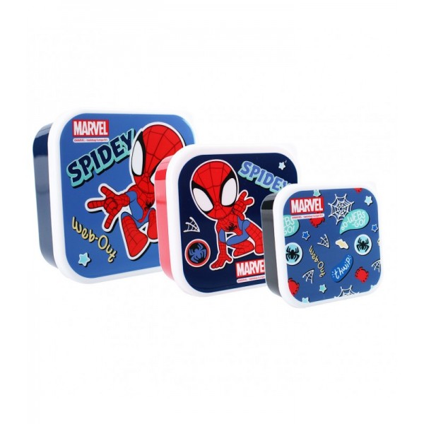 Fresh Bites Σετ φαγητοδοχείων (3 σε 1) Spidey (50-00424) Fresh Bites Σετ φαγητοδοχείων (3 σε 1) Spidey (50-00424)