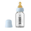 Bibs Γυάλινο μπιμπερό 110ml Στρογγυλή Θηλή Αργής Ροής Latex Baby Blue (5013231) Bibs Γυάλινο μπιμπερό 110ml Στρογγυλή Θηλή Αργής Ροής Latex Baby Blue (5013231)