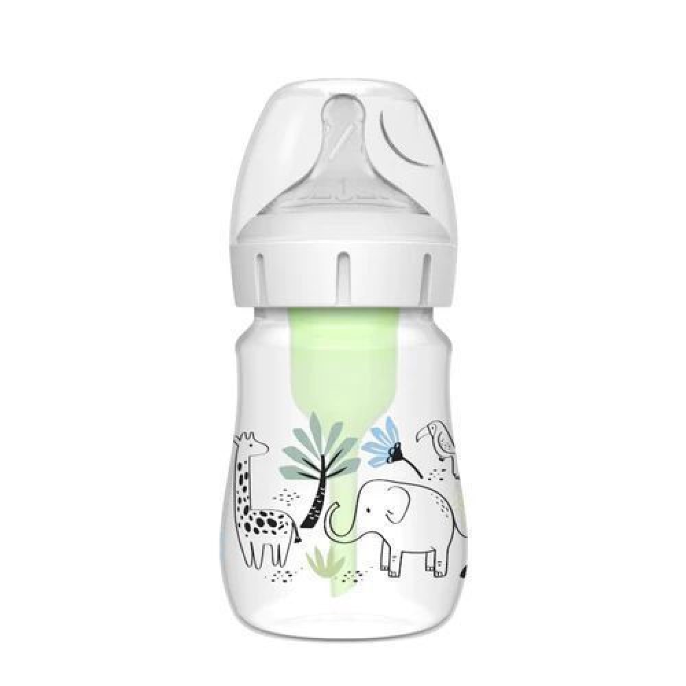 Dr. Brown's Natural Flow® Options+ Πλαστικό Μπιμπερό Με Φαρδύ Λαιμό 150ml. Ελεφαντάκι (WB51008) Dr. Brown's Natural Flow® Options+ Πλαστικό Μπιμπερό Με Φαρδύ Λαιμό 150ml. Ελεφαντάκι (WB51008)