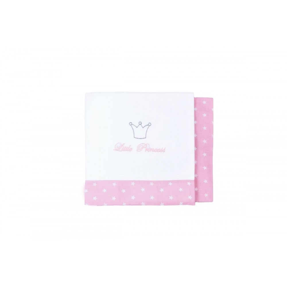 Babystar Σετ Σεντόνια λίκνου 2 τμχ Princess (5527)