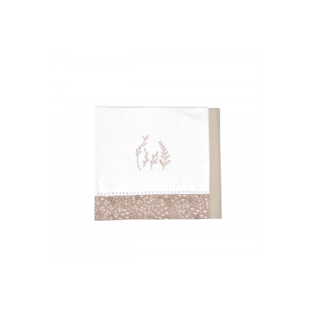 Babystar Σετ Σεντόνια λίκνου 2 τμχ Φυλλώματα (5529)