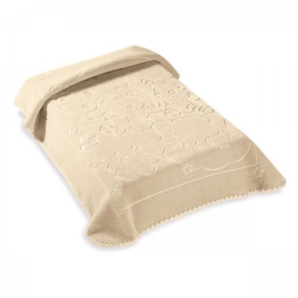 Bunnybebe Κουβέρτα βελουτέ κούνιας Belpla Ster, 520 Beige (561-520-ΜΠΕΖ) Bunnybebe Κουβέρτα βελουτέ κούνιας Belpla Ster, 520 Beige (561-520-ΜΠΕΖ)