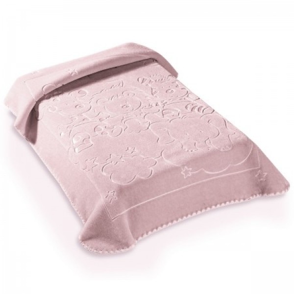 Bunnybebe Κουβέρτα βελουτέ κούνιας Belpla Ster, 520 Pink (561-520-ΡΟΖ) Bunnybebe Κουβέρτα βελουτέ κούνιας Belpla Ster, 520 Pink (561-520-ΡΟΖ)