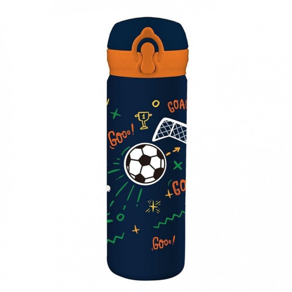 Must Θερμός παιδικό 500ml Ανοξείδωτο με καλαμάκι Goal (000587463)