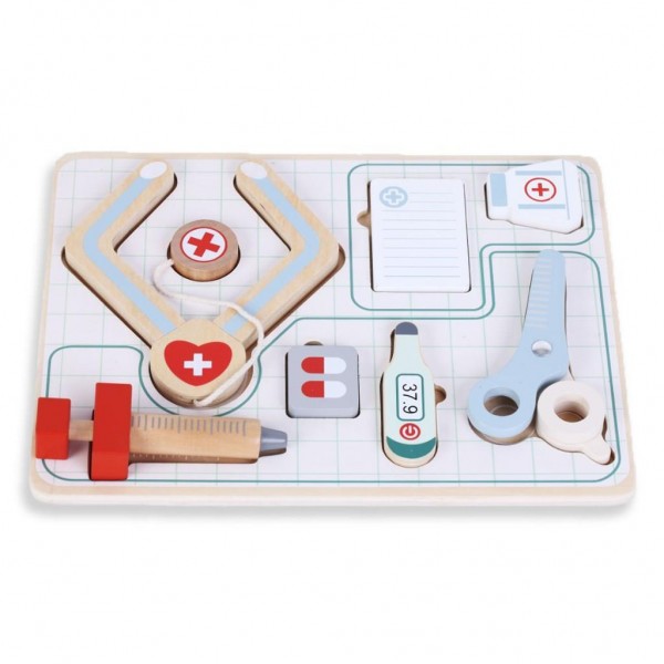 Luna Toys  Παζλ Ξύλινο Εργαλεία Γιατρού 7 Τμχ (622867) Luna Toys  Παζλ Ξύλινο Εργαλεία Γιατρού 7 Τμχ (622867)