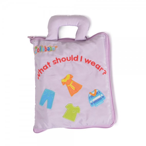 Μαλακό Βιβλιαράκι Jollybaby Book Bag  What should I wear 8347-1 (6925783804314) Μαλακό Βιβλιαράκι Jollybaby Book Bag  What should I wear 8347-1 (6925783804314)