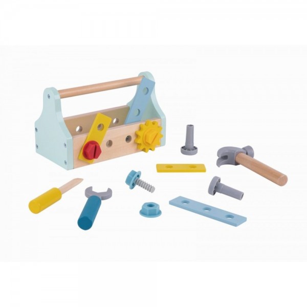 Tooky Toys  Ξύλινη εργαλειοθήκη με Εργαλεία TK273 (6972633374411) Tooky Toys  Ξύλινη εργαλειοθήκη με Εργαλεία TK273 (6972633374411)