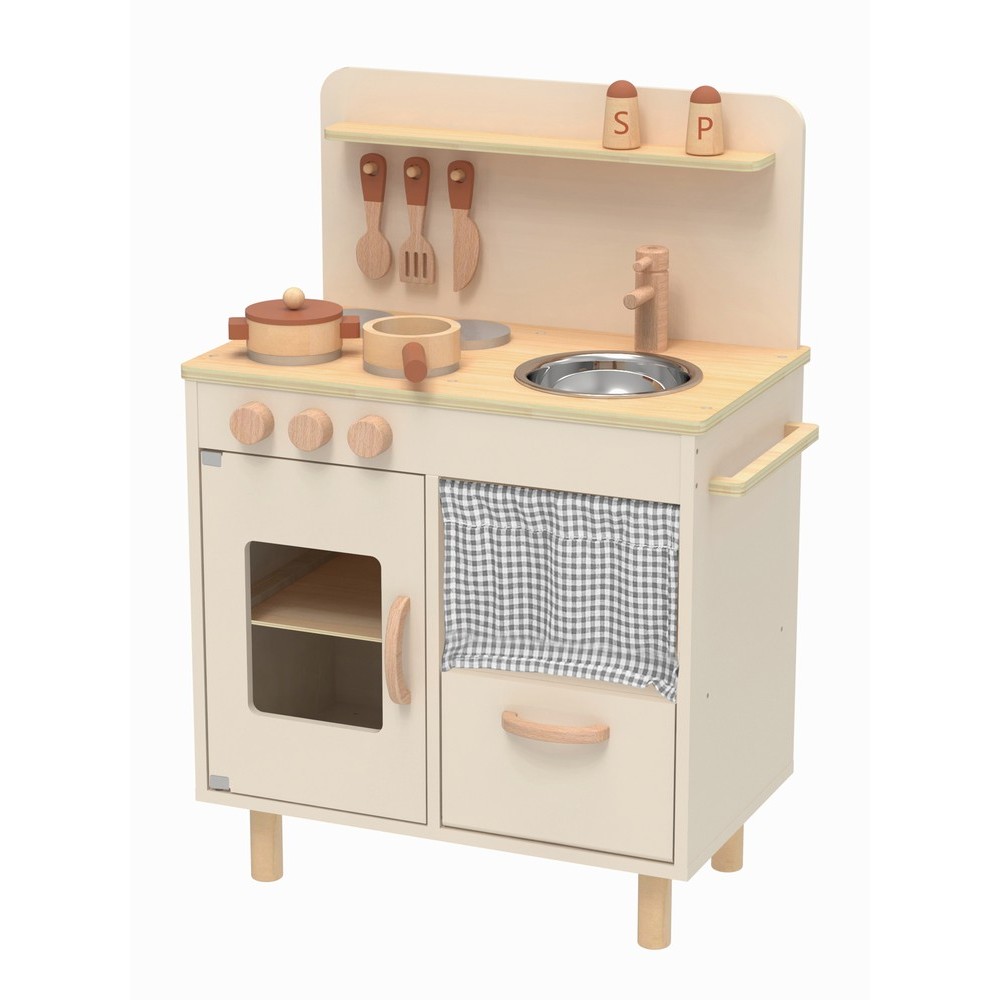 Tooky Toys Ξύλινη Κουζίνα Wooden kitchen set -TJ548 (6972633378181) Tooky Toys Ξύλινη Κουζίνα Wooden kitchen set -TJ548 (6972633378181)