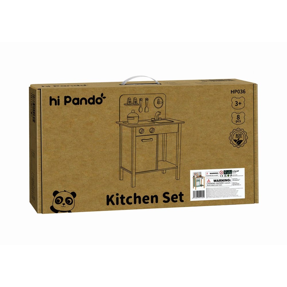 Hi Pando Ξύλινη Κουζίνα Kitchen Set HP036 (6976831551605) Hi Pando Ξύλινη Κουζίνα Kitchen Set HP036 (6976831551605)