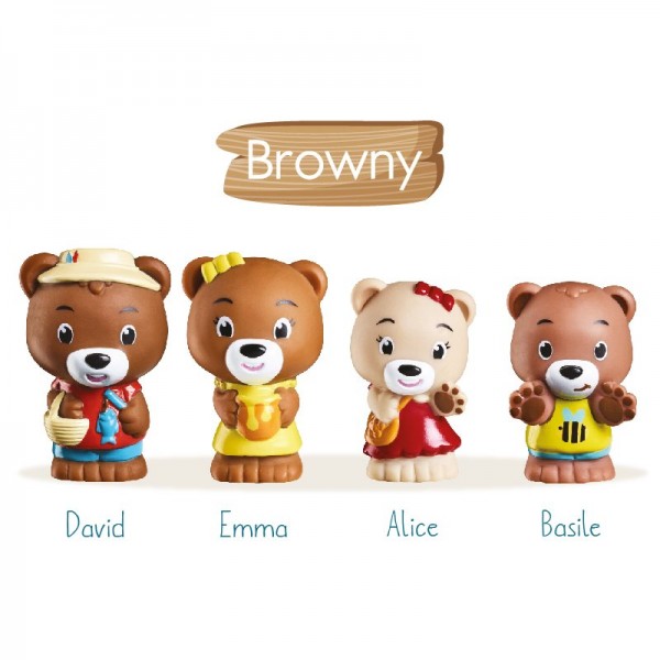 Klorofil Οικογένεια Browny 4τμχ (700300F) Klorofil Οικογένεια Browny 4τμχ (700300F)